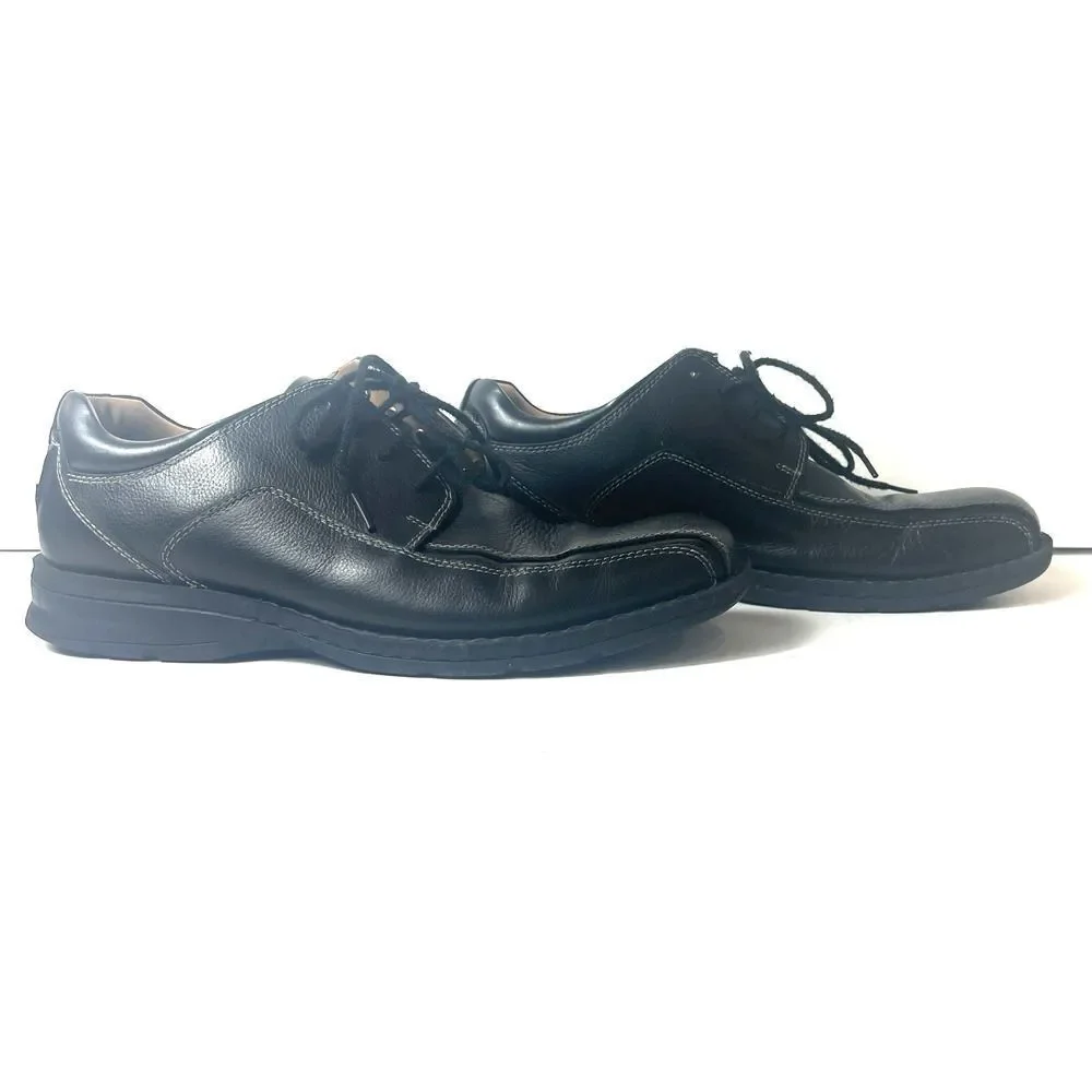 Dockers Mens Size 11 M Comfort Casual Black Leather Oxford Everyday Driving Shoe